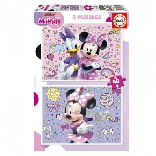 Puzzle 2×48 pcs Minnie - Educa Educa - 1