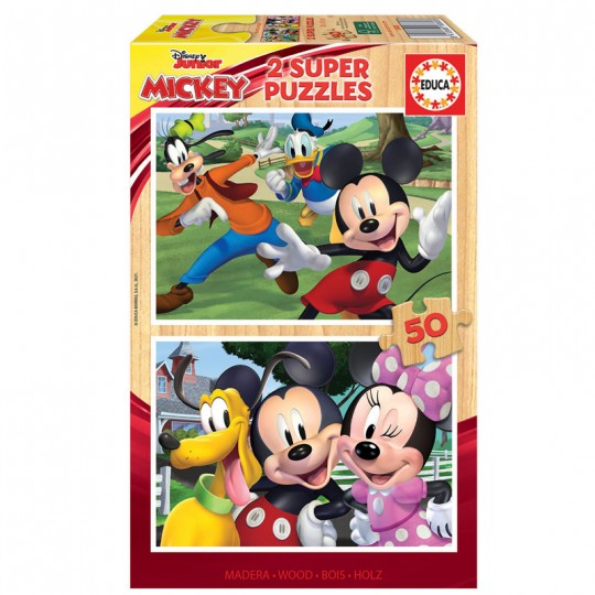 Puzzle 2×50 pcs Mickey & Friends - Educa Educa - 1