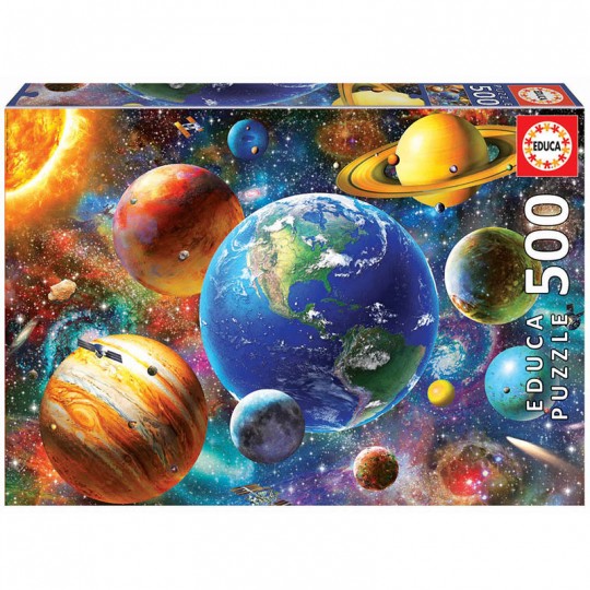 Puzzle 500 pcs Système solaire - Educa Educa - 1