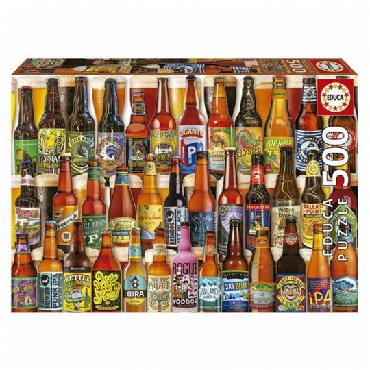 Puzzle 500 pcs Bières Artisanales - Educa Educa - 1