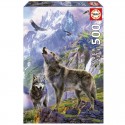 Puzzle 500 pcs Loups Sur Les Rochers - Educa Educa - 1 Puzzle 500 pcs Loups Sur Les Rochers - Educa Educa - 1