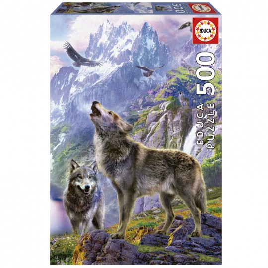 Puzzle 500 pcs Loups Sur Les Rochers - Educa Educa - 1