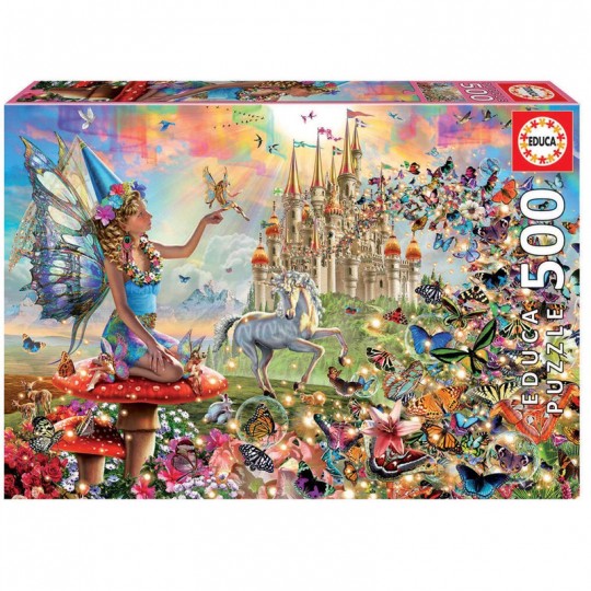 Puzzle 500 pcs Fées et Papillons - Educa Educa - 1