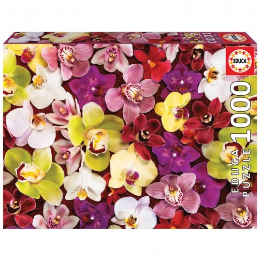 Puzzle 1000 pcs Collage Orchidées - Educa Educa - 1