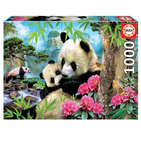 Puzzle 1000 pcs Pandas - Educa Educa - 1