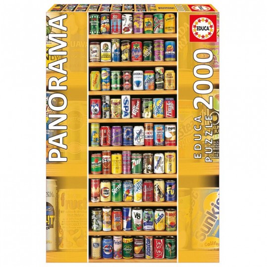 Puzzle Panorama 2000 pcs Soft cans - Educa Educa - 1