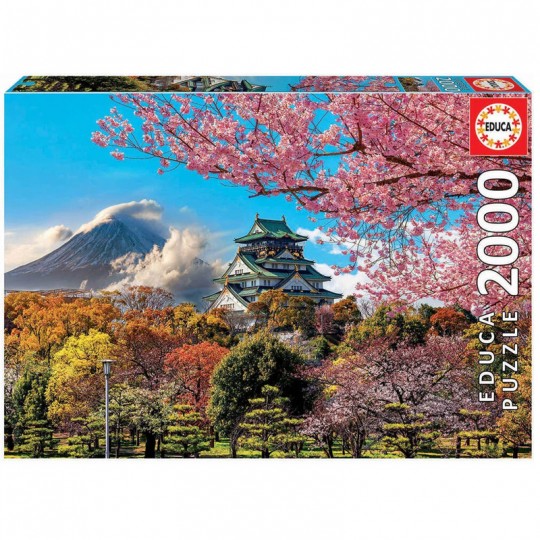 Puzzle 2000 pcs Château D'osaka, Japon - Educa Educa - 1