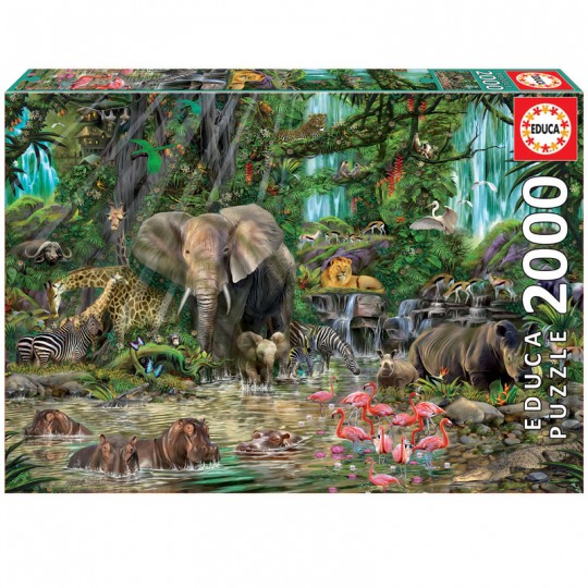 Puzzle 2000 pcs Jungle africaine - Educa Educa - 1