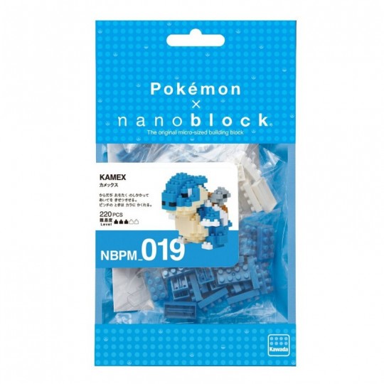 Pokemon Blastoise Tortank Turtok - Mini Series NANOBLOCK NANOBLOCK - 2