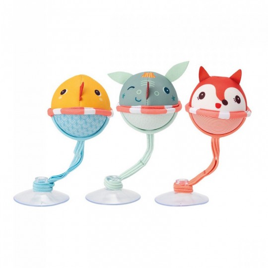 3 balles de bain Joe le dragon - Lilliputiens Lilliputiens - 1