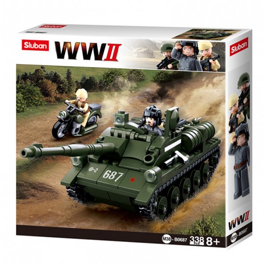 Army WWII : Char d'attaque 338 pcs - Sluban SLUBAN - 2