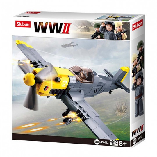 Army WWII : Avion de chasse allemand 289 pcs - Sluban SLUBAN - 1