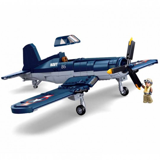 Army WWII : Chasseur F4U 550 pcs - Sluban SLUBAN - 4