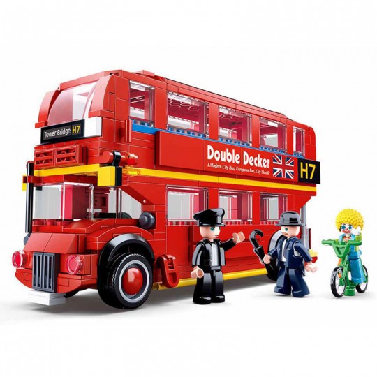 Model Bricks : Autobus à impériale londonien 382 pcs - Sluban SLUBAN - 2