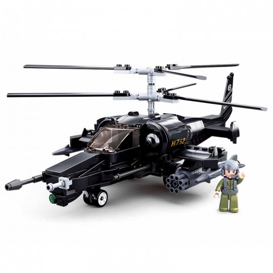 Model Bricks : Hélicoptère de combat 330 pcs - Sluban SLUBAN - 2