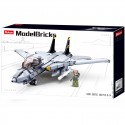 Model Bricks : Chasseur à réaction moderne 404 pcs - Sluban SLUBAN - 1 Model Bricks : Chasseur à réaction moderne 404 pcs - Sluban SLUBAN - 1