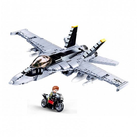 Model Bricks : Super Bumblebee Fighter 682 pcs - Sluban SLUBAN - 2