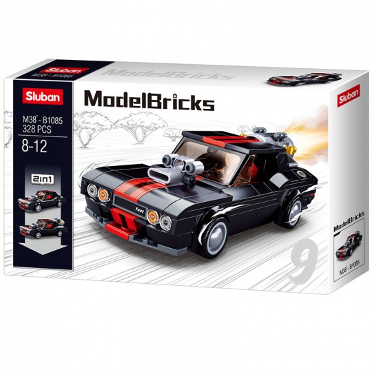 Model Bricks : Street racer 328 pcs - Sluban SLUBAN - 1