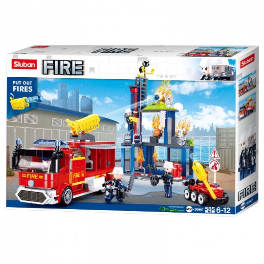 Fire : Centre de formation des pompiers 585 pcs - Sluban SLUBAN - 2