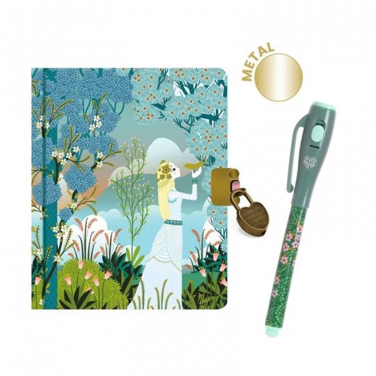 Lovely Paper Petit carnet secret Charlotte avec feutre magique - Djeco Djeco - 1