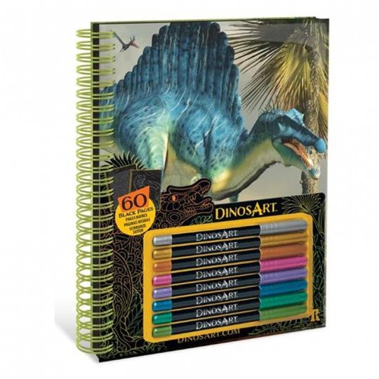 Livre de coloriage à pages noires - Dinos Art DinosArt - 1