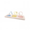 Puzzle trieur de formes Montessori en riz - Hape Hape - 2 Puzzle trieur de formes Montessori en riz - Hape Hape - 2