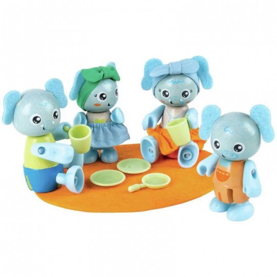 La famille éléphant - Hape Hape - 2