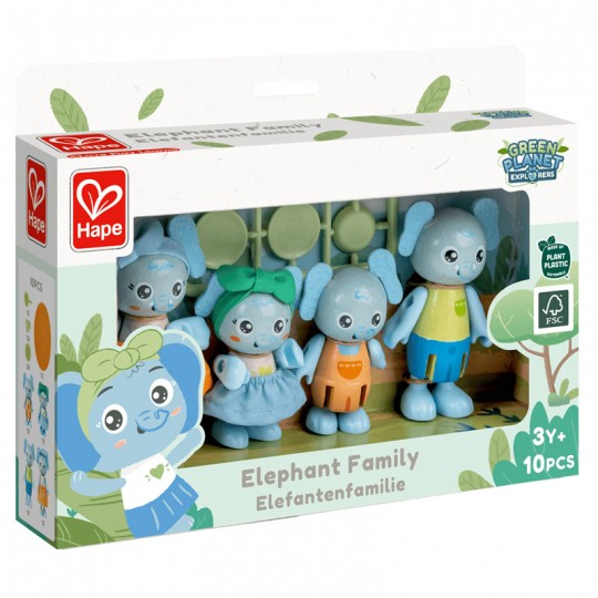 La famille éléphant - Hape Hape - 1