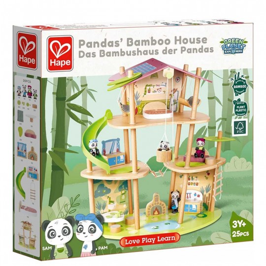 La maison en bambou des pandas - Hape Hape - 2