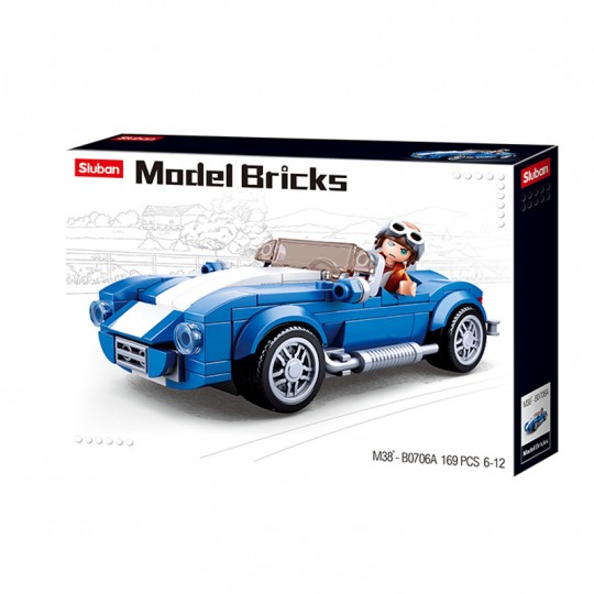 Model Bricks : Voiture de sport classique 169 pcs - Sluban SLUBAN - 1