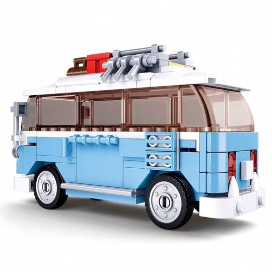 Model Bricks : Bus Hippy classique 227 pcs - Sluban SLUBAN - 2