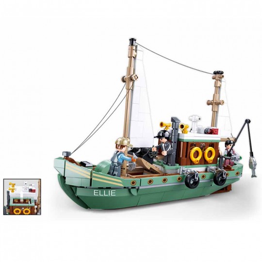 Model Bricks : Bateau de pêche 610 pcs - Sluban SLUBAN - 2