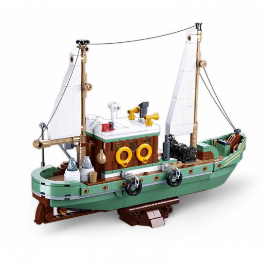 Model Bricks : Bateau de pêche 610 pcs - Sluban SLUBAN - 3