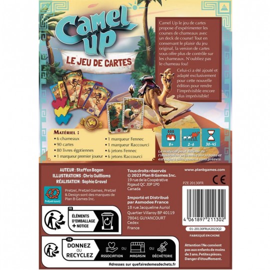 Camel Up - Le Jeu de Cartes Plan B Games - 3