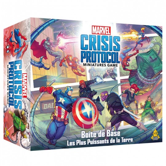 Marvel Crisis Protocol : Les Plus Puissants Terre - Boite de base Atomic Mass Games - 1