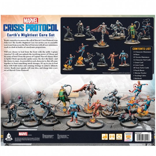 Marvel Crisis Protocol : Les Plus Puissants Terre - Boite de base Atomic Mass Games - 3