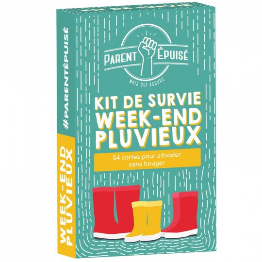 Parent Epuisé : Kit de Survie Week-End pluvieux Parent Épuisé - 1