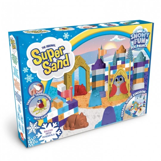 Coffret Super Sand Snowy Fun Ice Palace - coffret palais de glace Goliath - 1