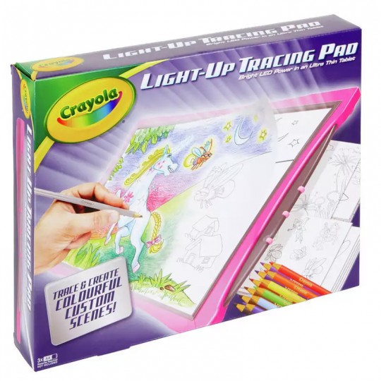Tablette à dessins lumineuse rose Light up Tracing Pad - Crayola Crayola - 2