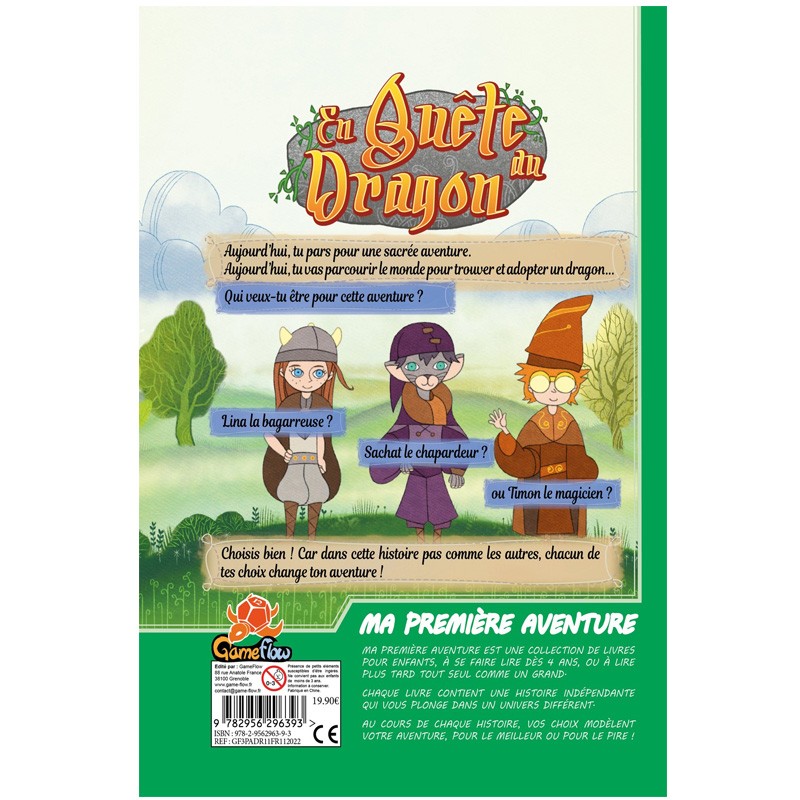 Ma première aventure : En quête du dragon - Version longue - BCD