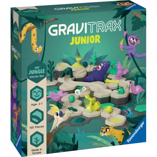 GraviTrax JUNIOR Starter Set Jungle  100 pcs Ravensburger - 1