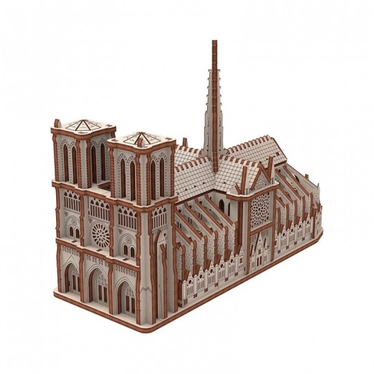 Cathédrale Notre Dame - Maquette 3D fixe en bois Mr Playwood - 1