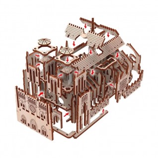 Maquette stade de foot Celtic Park Celtic - Puzzle 3D à construire