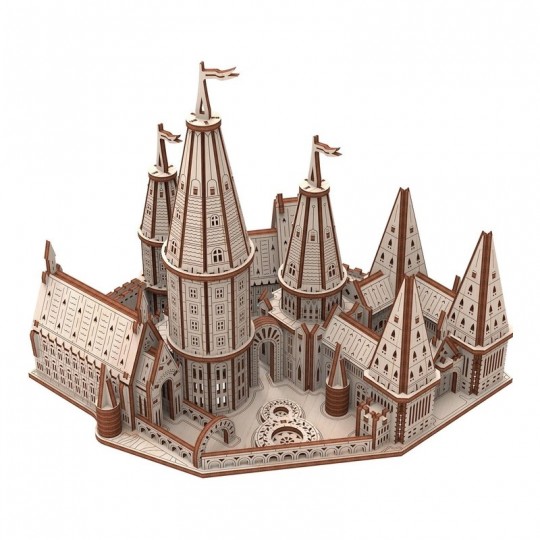 Château wizard - Maquette 3D fixe en bois Mr Playwood - 1