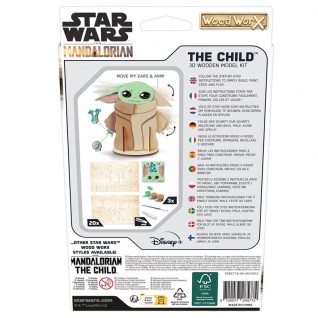 Star Wars The Mandalorian - Peluche électronique The Child Bébé Yoda de 20  cm - La Grande Récré