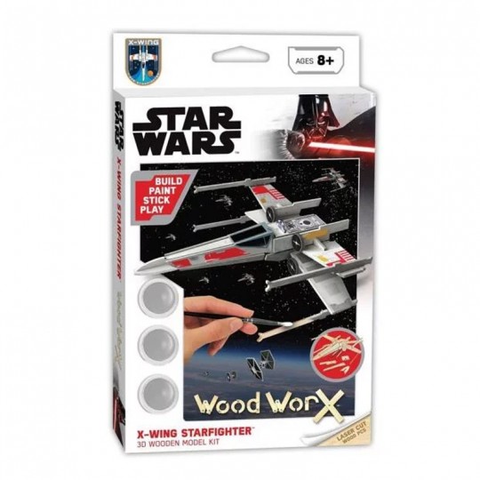 Maquette en bois - Star Wars X-Wing Starfighter Wood WorX - 1