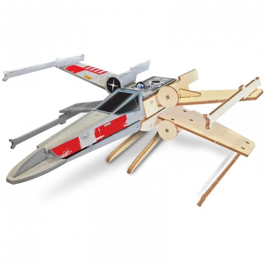 Maquette en bois - Star Wars X-Wing Starfighter Wood WorX - 3
