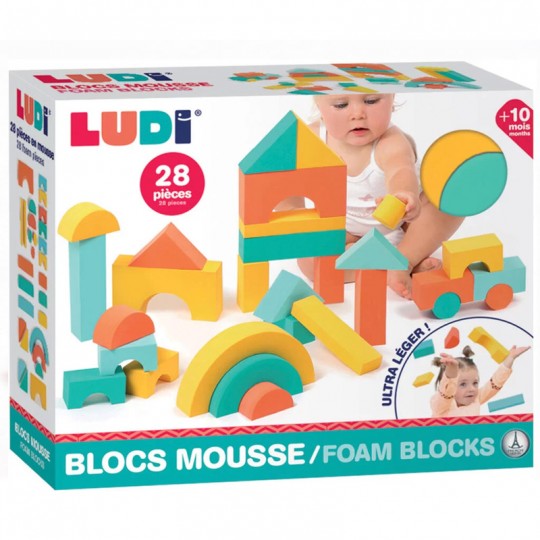 Blocs Construction Mousse - Ludi LUDI - 1