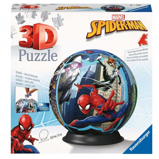 Puzzle 3D Ball Spider-man - 72 pcs Ravensburger - 1