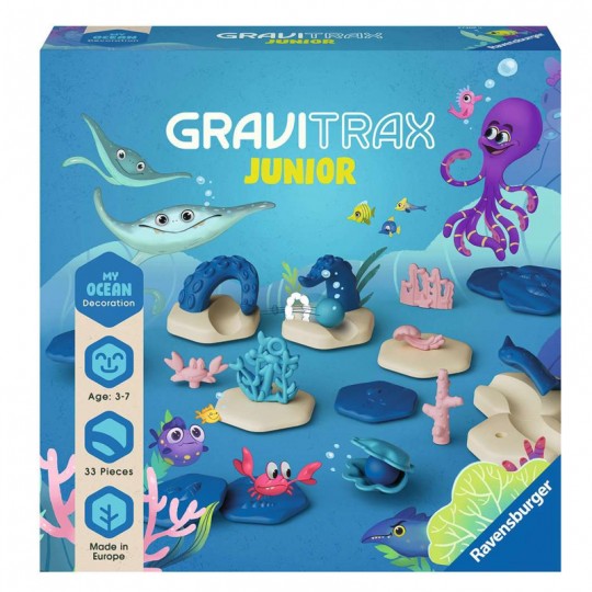 GraviTrax JUNIOR Set d'extension décoration Ocean Ravensburger - 1